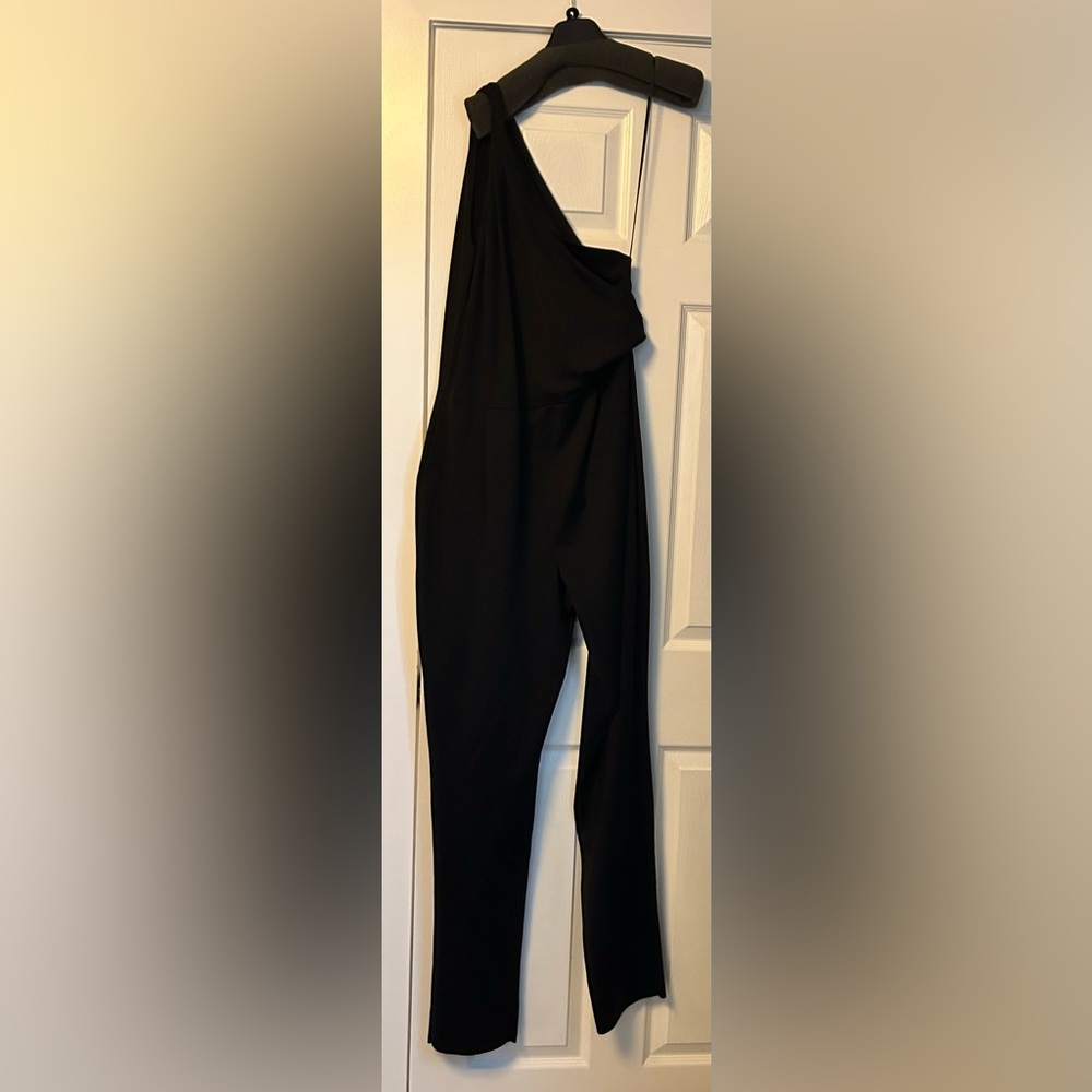 Ralph Lauren Collection. One-Shoulder Silk Sweater Jumpsuit. Size XL. NWT